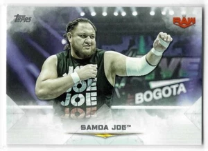 Samoa Joe 2020 Topps Undisputed WWE Raw Card #22 - Picture 1 of 1
