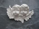  PRETTY  CHIC FRENCH COUNTRY  CHERUBS HEADS FURNITURE /MIRROR/WALL PLAQUE/MOULD