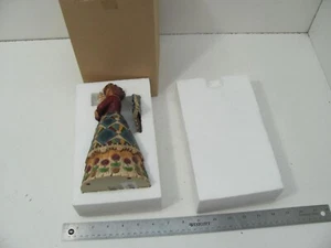 "Figura de 9"" Jim Shore 2002 Ángel con gato Heartwood Creek de Enesco 105170" - Imagen 1 de 8