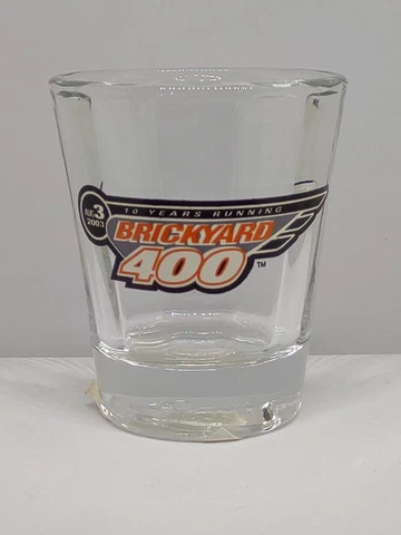 Souvenir Brickyard 400 Event Collector Shot Glass Nascar August 3, 2003 Cover