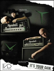Sevendust Sonny Mayo Soil Shaun Glass 2006 Randall Amp Guitar Amplifier ad print - Picture 1 of 3