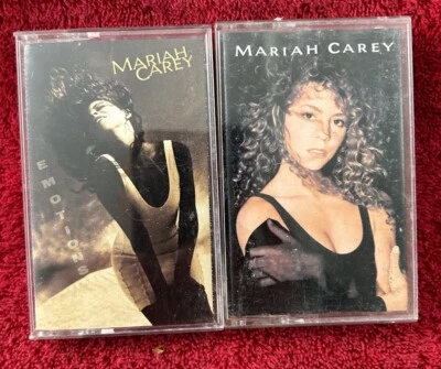 Mariah Carey 2 Cassette Lot: Self Titled 1990 &  Emotions 1991 - Image 1 of 3
