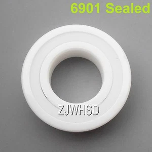 6901 Sealed Full Ceramic Zirconia Oxide Bearing ZrO2 12 24 6 mm Self-lubricating - Picture 1 of 1