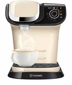 TASSIMO Bosch My Way 2 TAS6507GB Coffee Machine, 1500 Watt, 1.3 Litre - Cream
