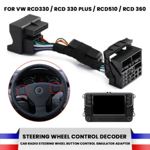 pour VW Golf RCD330 RCD360pro autoradio commande sur molette adaptateur Canbus - Foto 1 di 4