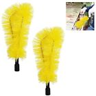 2 PCS Gutter Cleaning Brush Roofing Tool Rain Gutter Guard Cleaner Tool Adapt...