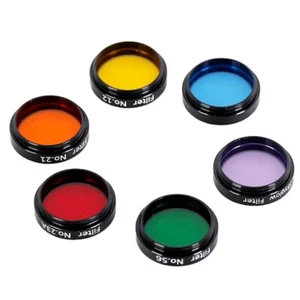 Moon & Skyglow Filter Skyglow Eyepiece Lens Filter 1.25"/3.17cm 6Colors Filter - Picture 1 of 11