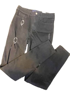 Hollister Damen-Hochhaus super skinny schwarz Größe 1R 25x30 - Bild 1 von 3