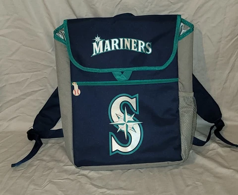 Seattle Mariners MLB - For Keeps Insulated Cooler Backpack Large Logo Cover