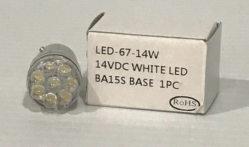 LED Replacement Bulb 67-14W 14VDC Current: 150mA  RoHS Compliant - Image 1 of 4