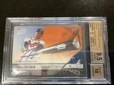 2018 Atlanta Braves TOPPS NOW Road To Opening Day Freddie Freeman 2/5 - BGS Gem 