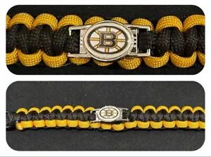 Boston Bruins inspiriertes Paracord/Survival-Armband - Bild 1 von 1