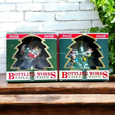 Vintage Coca Cola Bottling Works Collection Christmas Ornament (1994, 1995) - Image 1 of 4
