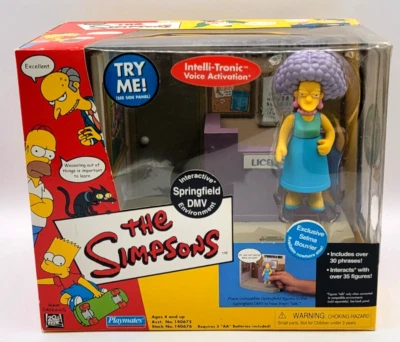 LOS SIMPSON SPRINGFIELD DMV EXCLUSIVO SELMA BOUVIER WOS 2002 NUEVO EN CAJA INTERACTIVO Foto 1 de 4