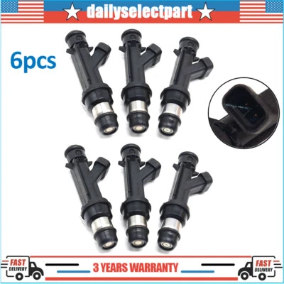 Juego de 6 inyectores de combustible 25323971 para Chevy Malibu Buick Century 2000-05 3,1 L EE. UU. Foto 1 de 4