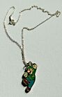 Super mario bros Luigi pendant necklace +/- 3cm with chain +/-20cm 