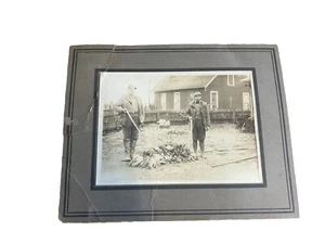 Vintage Antik Foto Ephemera Ente Jäger Jagd H. Bailey Schwarzweiß - Bild 1 von 6
