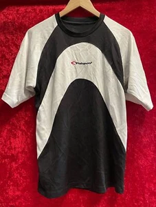 Valsport Mens Black/White T-Shirt, Size 19.5" Pit To Pit. SW199 - Picture 1 of 3
