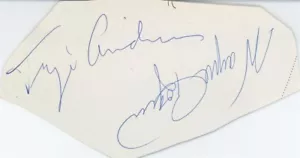 Tiger Andrews & Wayne Rogers - Clipped Signature - Bild 1 von 1