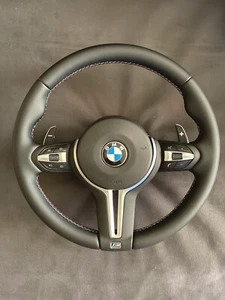 BMW F20 F22 F21 F30 F32 F33 F34 M Sport Lenkrad steering wheel paddle shifters - Picture 1 of 9