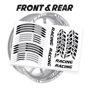 FC66 17'' Rim Wheel Stickers Decal Kit For Kawasaki Ninja 400 EX400 18-21 20 19 - Picture 1 of 10