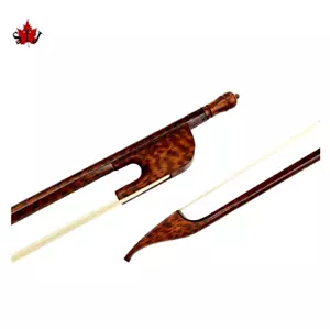 Grado A Snakewood arco per violoncello barocco, rana in legno di serpente con cavallo bianco - Foto 1 di 1