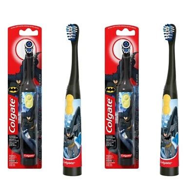 (Lote de 4) Cepillo de dientes Colgate Kids a batería Batman, extra suave. Envío rápido Foto 1 de 4