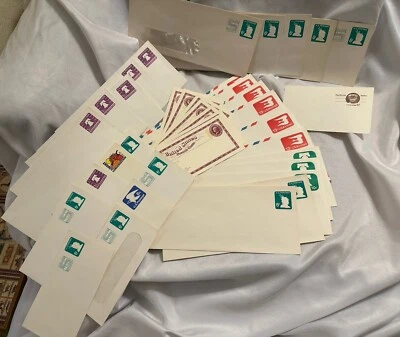 US Stamped Envelopes Postcard Stationary Lot, Air 1, 3, 6, 8 Cent VINTAGE - Image 1 of 4