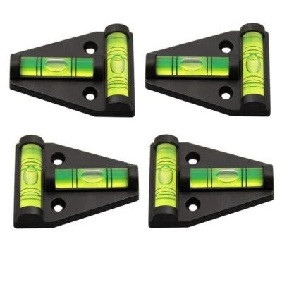 4 Pcs T Level Cross Check Bubble Spirit Leveling Tool for RV Camper Trailer - Image 1 of 4