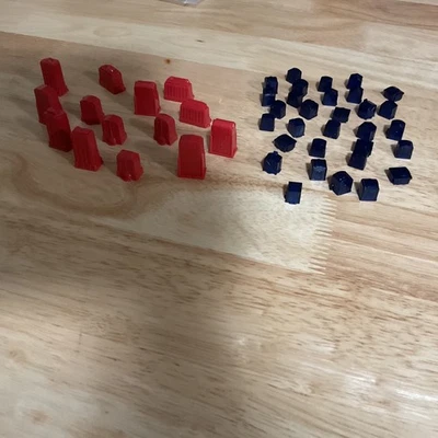 Spiderman Monopoly 2007 Lot of 45 Pieces Hotels Houses Replacement Game Parts - Image 1 of 4