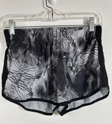 Pantalones Cortos de Correr Adidas Para Mujer Pequeños Climalite 3 Pulgadas Forro Estampado Gráfico Atlético Foto 1 de 4