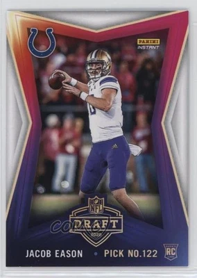 2020 Panini Instant NFL Draft Night /564 Jacob Eason #5 Rookie RC - Image 1 of 3