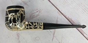 Vintage Sterling Overlay Pipe Hunting Dog - Picture 1 of 19