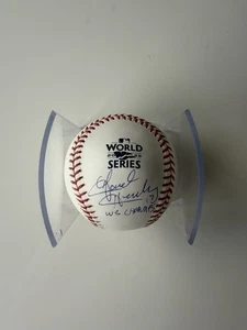 David Hensley Astros Autographed 2022 World Series Baseball Inscribed JSA COA - Picture 1 of 2