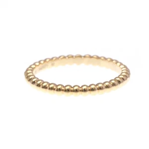 Van Cleef & Arpels Perlee VCARN33050 Pink Gold (18K) Fashion No Stone Band Ring  - Picture 1 of 13