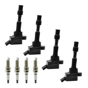 4PCS Ignition Coil & 4PCS Spark Plug Accessories For Kia Forte Optima Soul - Picture 1 of 14