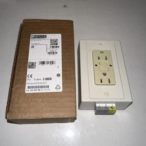 Phoenix Contact 5600462 Rail Mounted Duo Socket 125VAC 15 Amp Ivory - Picture 1 of 1