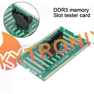 DDR3 Memory Slot Tester Card with LED For Laptop Motherboard Notebook - Picture 1 of 4