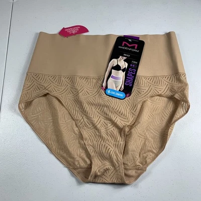 Maidenform Mujer Control Abdomen Ropa Interior Calzoncillo 2XL Beige Prendas Modeladoras Firmes Nuevo con Etiquetas Foto 1 de 4
