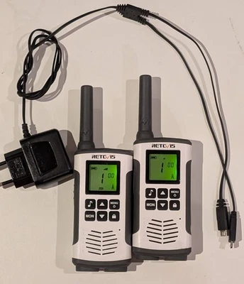 Retevis RT45 Wiederaufladbare Walkie-Talkies (A9135C) USB Akku - Bild 1 von 2