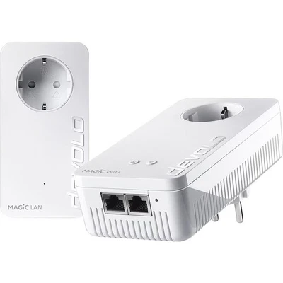 Devolo Magic 2 WiFi 6 next Powerline Starter Kit 07188  Powerline, WLAN 2400 ... - Bild 1 von 4