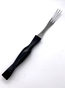 Cutco 3 Prong Turning Fork #1726 Classic Brown Handle USA Made 1989 Nice - Picture 1 of 7