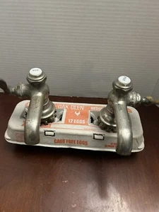 Vintage LEVIATHAN HOT & COLD KITCHEN SINK BASIN Faucet OLD Set - Picture 1 of 14