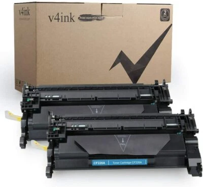 V4ink Compatible Toner Cartridge Replacement 4 HP CF226A 26A 2-Pack Black - Image 1 of 2
