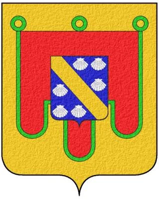 Autocollant sticker vinyle voiture adhesif armoirie france blason cantal 15