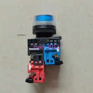 1pcs Used Fujifilm button switch Blue AR22G4L E4 - Picture 1 of 2