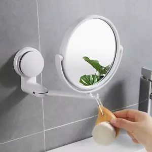 * 360° Extending Makeup Bathroom Bedroom Shaving Double Side Mirror Wall Mounted - Picture 1 of 14