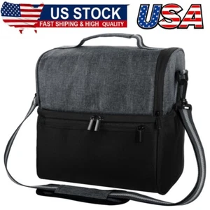 Lunch Bag for Men Women,12L Large Cooler Bag Insulated Lunch Bag for Work,School - Picture 1 of 8