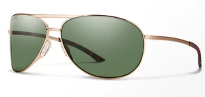 NEW Smith Serpico 2 Sunglasses-Matte Gold-Grey Green Chromapop Polarized Lens - Picture 1 of 1