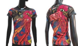 ❤️JEAN PAUL GAULTIER 1995 Parrot Print T-Shirt,fuzzi,very good condition! - Picture 1 of 8
